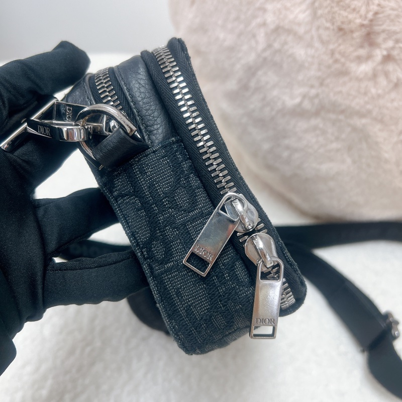 Dior 黑色老花相機包-5