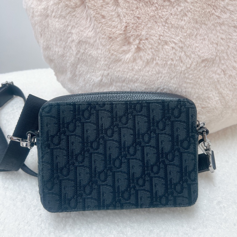Dior 黑色老花相機包-7