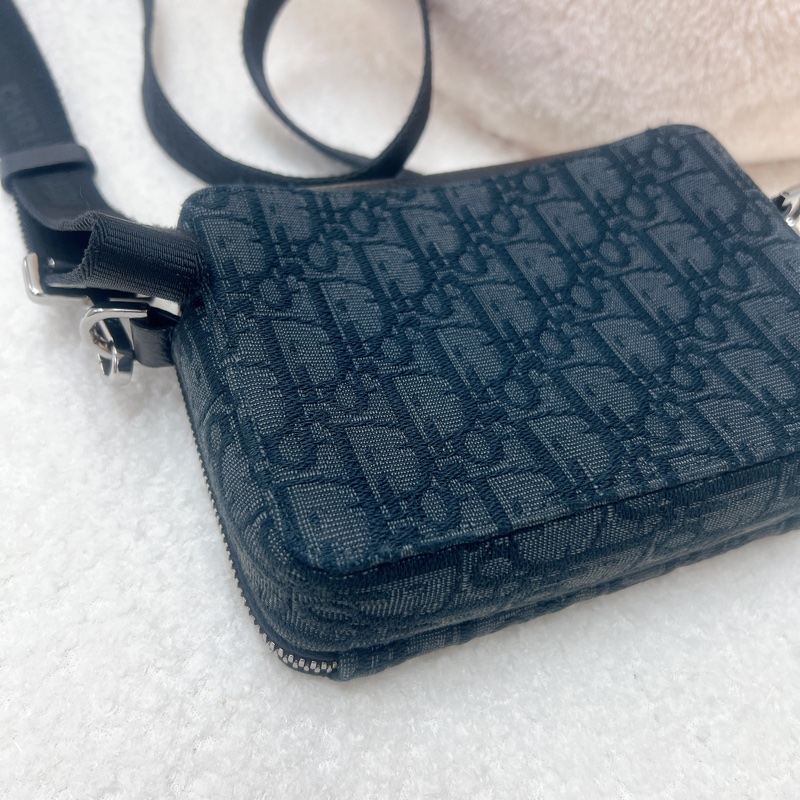 Dior 黑色老花相機包-8