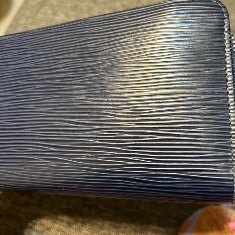 LV水波紋深藍色長夾-24