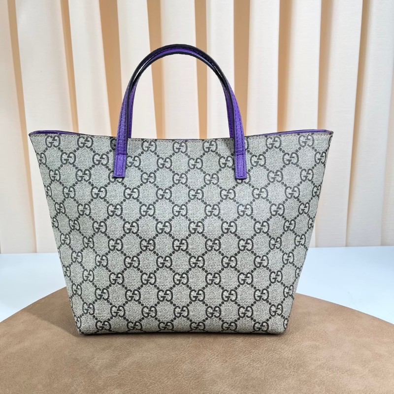 GUCCI古馳 雙G老花陽光彩虹小鳥托特包兒童包 樣子可愛 色彩鮮豔 很適合悠閒逛街用 容量大-1