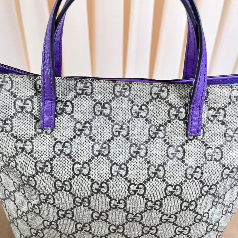 GUCCI古馳 雙G老花陽光彩虹小鳥托特包兒童包 樣子可愛 色彩鮮豔 很適合悠閒逛街用 容量大-3