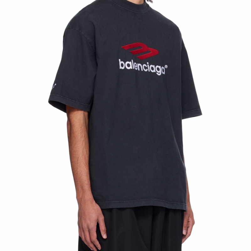 Balenciaga 男女同款 logo標識短袖T恤XXS XS S M L XL碼-1