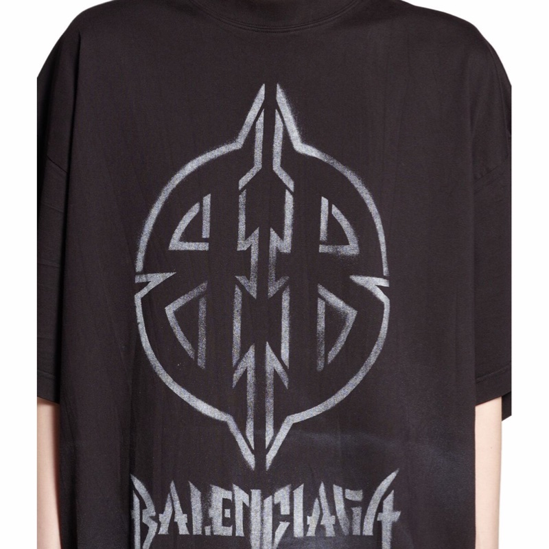 Balenciaga 男女同款 印花圖案T恤1 2 3 4碼-5