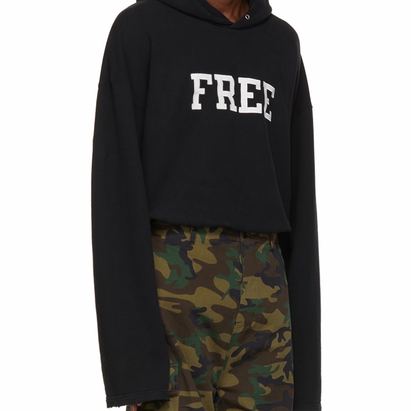 Balenciaga 男女同款 FREE無羅紋連帽衛衣-2