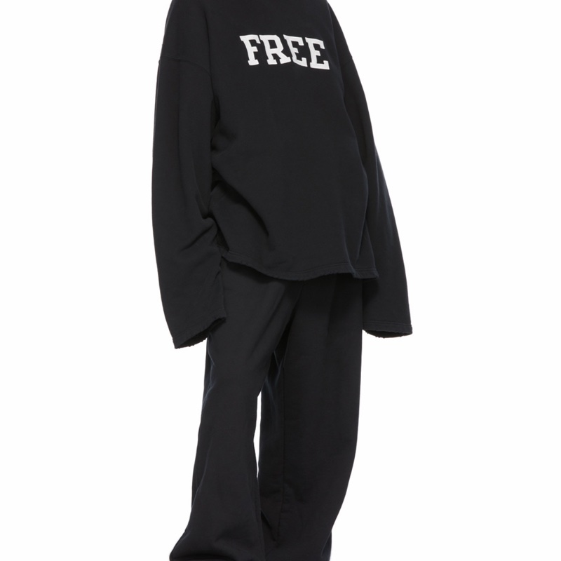 Balenciaga 男女同款 FREE無羅紋連帽衛衣-6