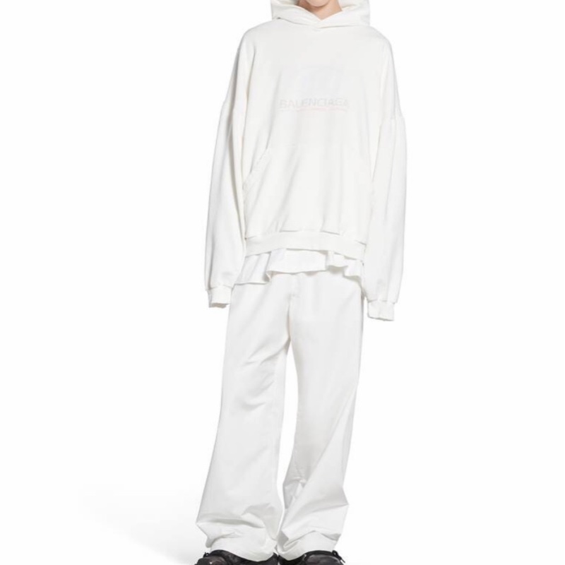Balenciaga 男女同款 衝浪者連帽衛衣2 3碼模特身高：190CM，穿著4碼。-3