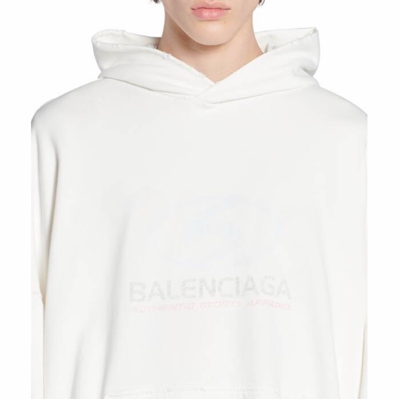 Balenciaga 男女同款 衝浪者連帽衛衣2 3碼模特身高：190CM，穿著4碼。-4