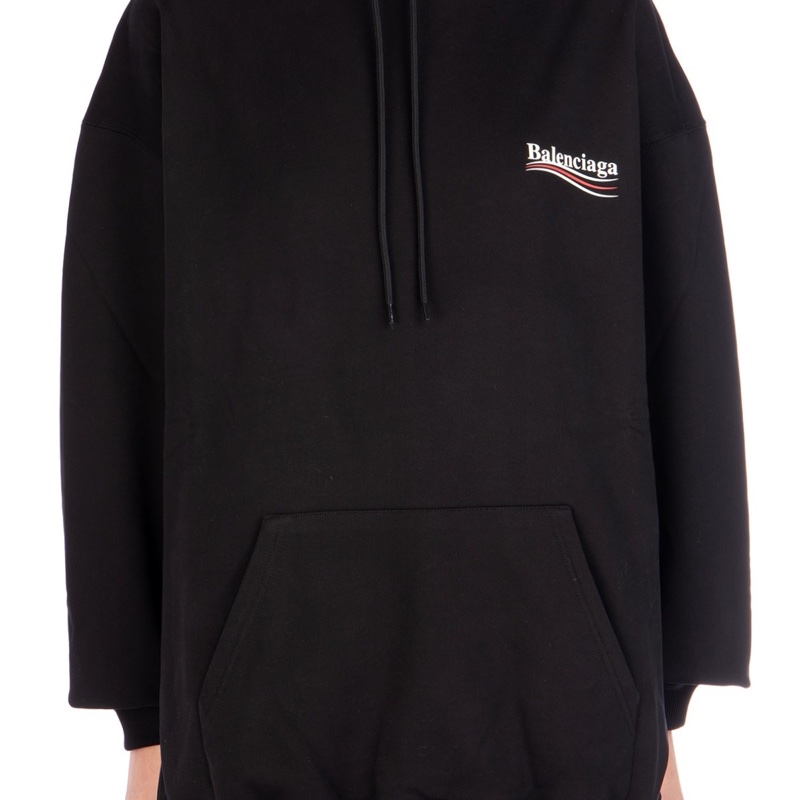 Balenciaga 女士 LOGO連帽衛衣XS S碼-3