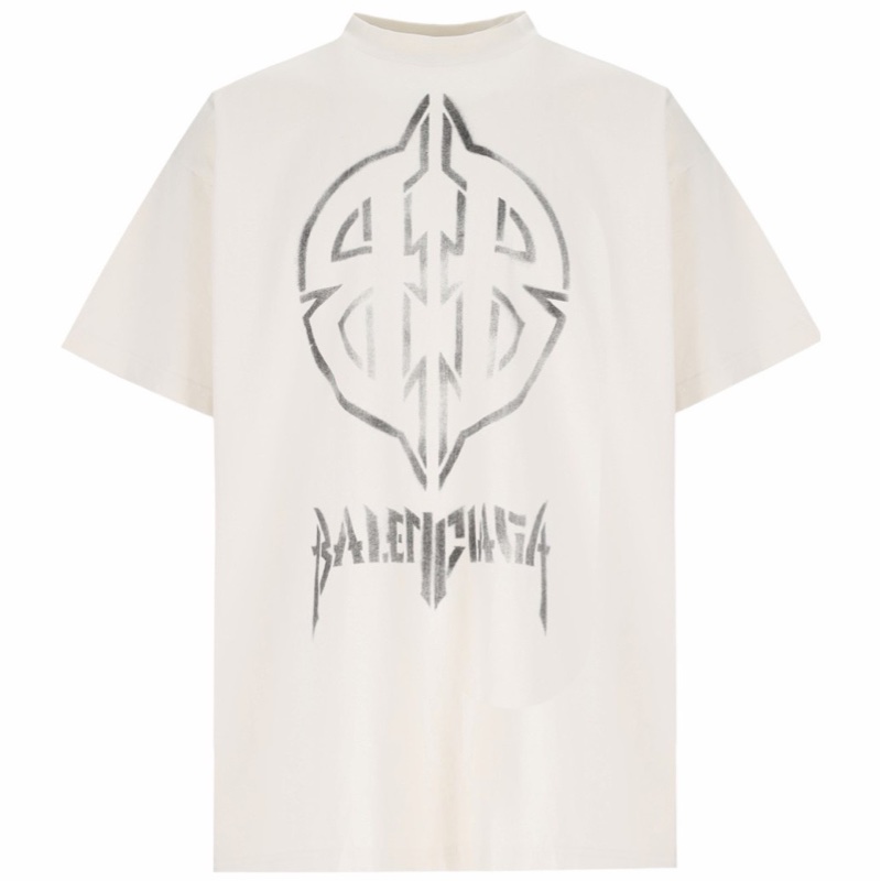 Balenciaga 男士 印花圖案T恤1 2 3 4碼-3