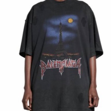 Balenciaga 男女同款 Moon雙面T恤1 2 3 4碼-3