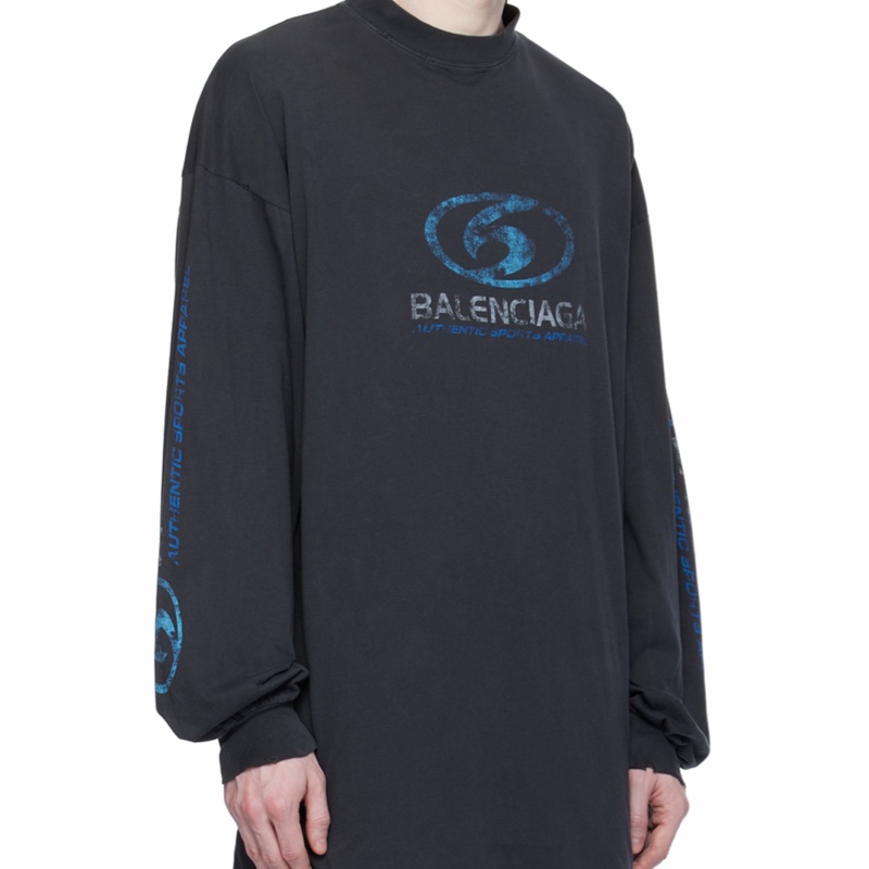 Balenciaga 男士 長袖T恤2 3 4碼-0