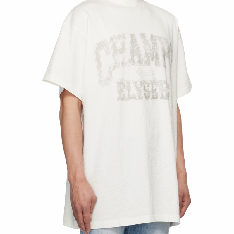Balenciaga 男女同款 CHAMPS-ÉLYSÉES短袖T恤1 2 3碼-1