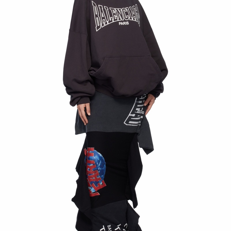 Balenciaga 男女同款 長袖連帽衛衣XS S M L碼-5