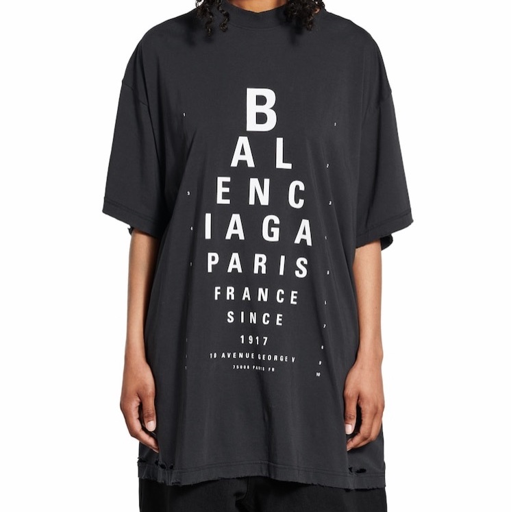 Balenciaga 女士 超大號短袖 T 恤-0
