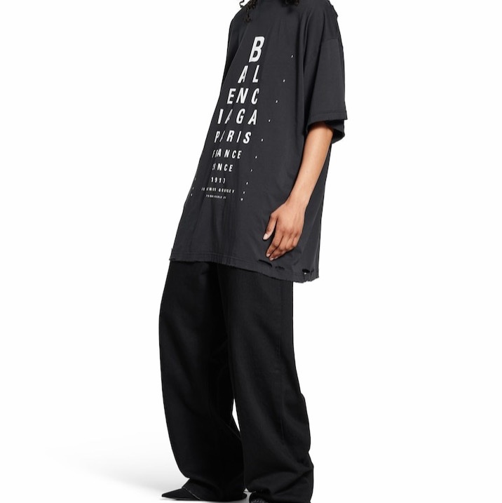 Balenciaga 女士 超大號短袖 T 恤-4