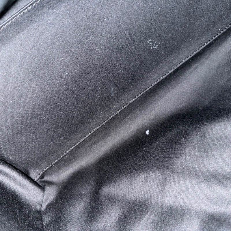 Chanel 中號 海軍藍毛呢 肩背包34*28 99新配件塵袋-2