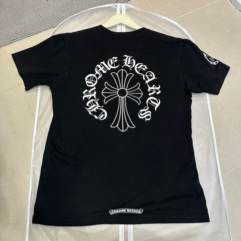 克羅心 chrome hearts 十字 圓領 梵文 短袖 M碼