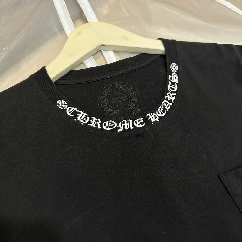 克羅心 chrome hearts 十字 圓領 梵文 短袖 M碼-2