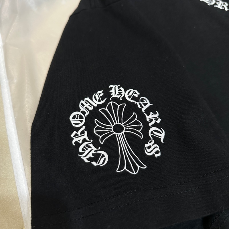 克羅心 chrome hearts 十字 圓領 梵文 短袖 M碼-4