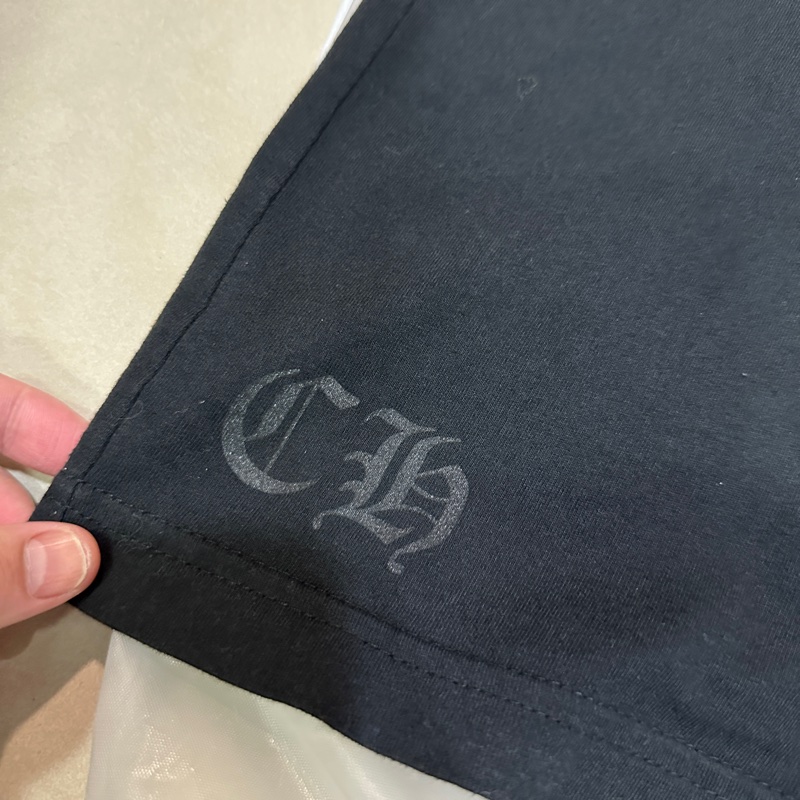 克羅心 chrome hearts 十字 圓領 梵文 短袖 M碼-5