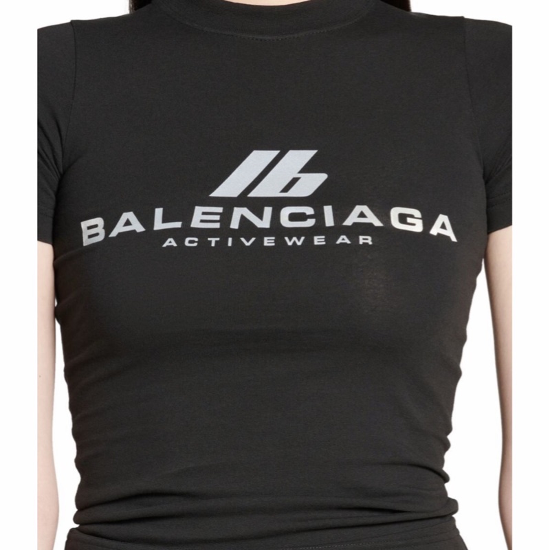 Balenciaga 女士 徽標運動服T恤XS S M L碼-1