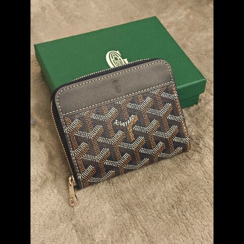 goyard matignon pm深藍卡包 零錢包