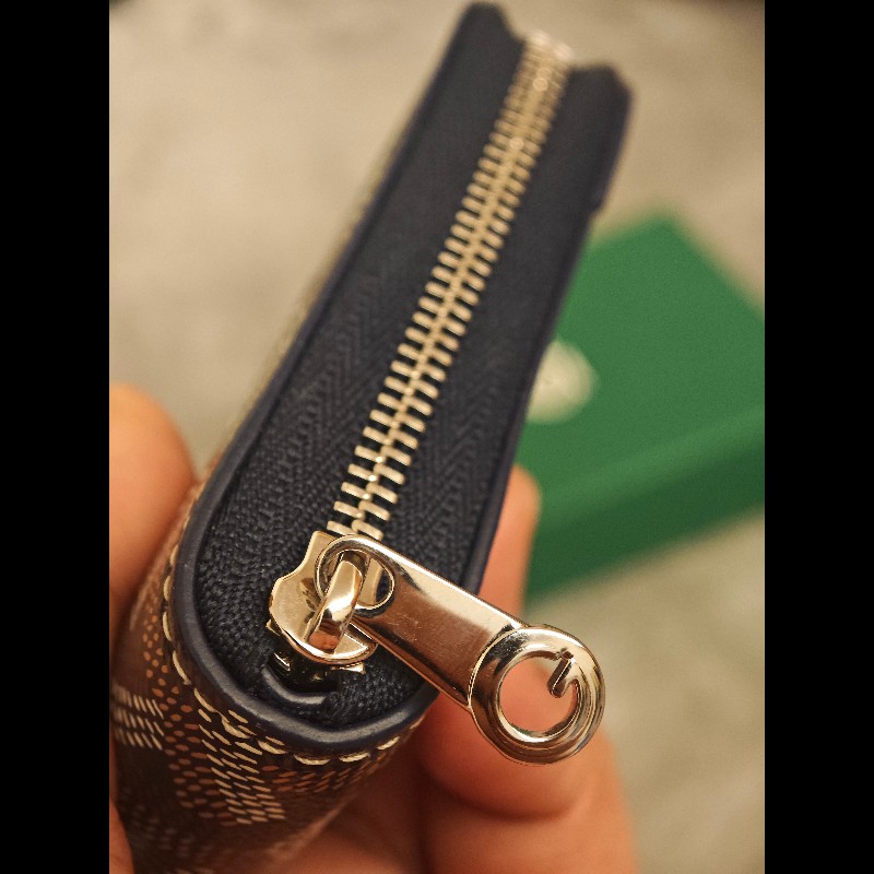goyard matignon pm深藍卡包 零錢包-9