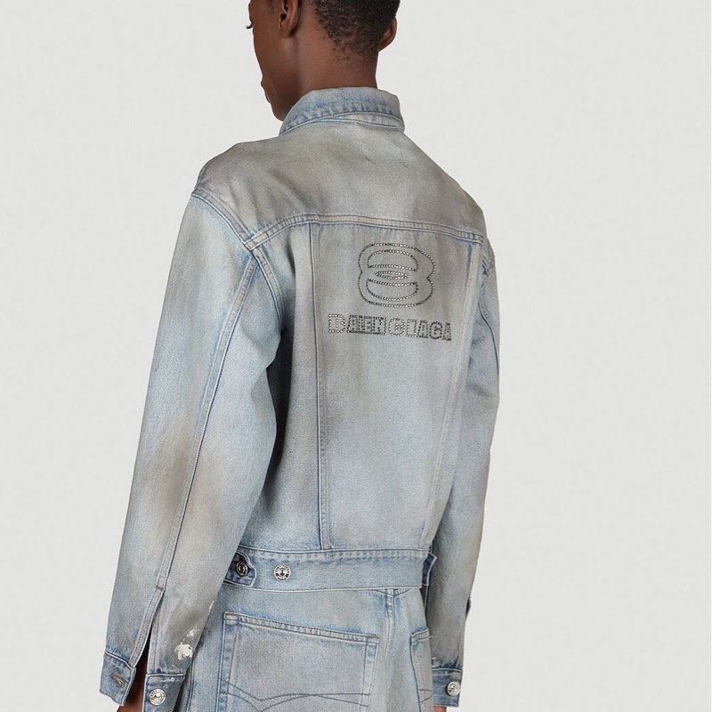 Balenciaga 女士 長袖牛仔外套FR-34 FR-36 FR-38 FR-40 FR-42碼-3