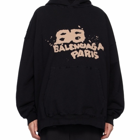 Balenciaga 女士 徽標連帽衛衣XS S M L XL碼