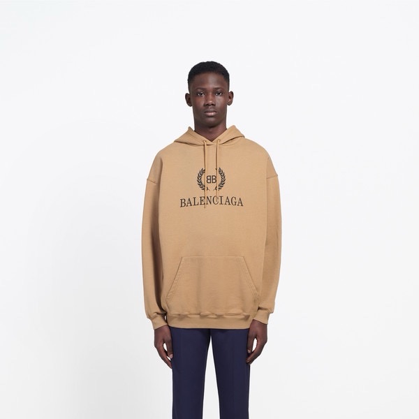 Balenciaga 男士 logo印花連帽衫XS S M L碼-4