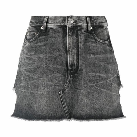 Balenciaga 女士 紐扣開合毛邊牛仔短褲FR-34 FR-36 FR-38碼