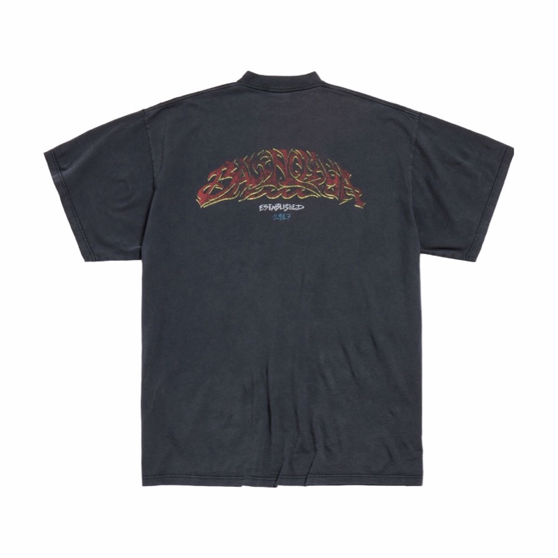 Balenciaga 男女同款 OFFSHORE 超大版型T恤1 2 3 4碼-0