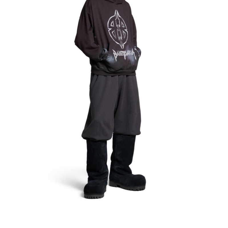 Balenciaga 男女同款 METAL BB STENCIL 連帽衛衣XXS XS S M L碼-1