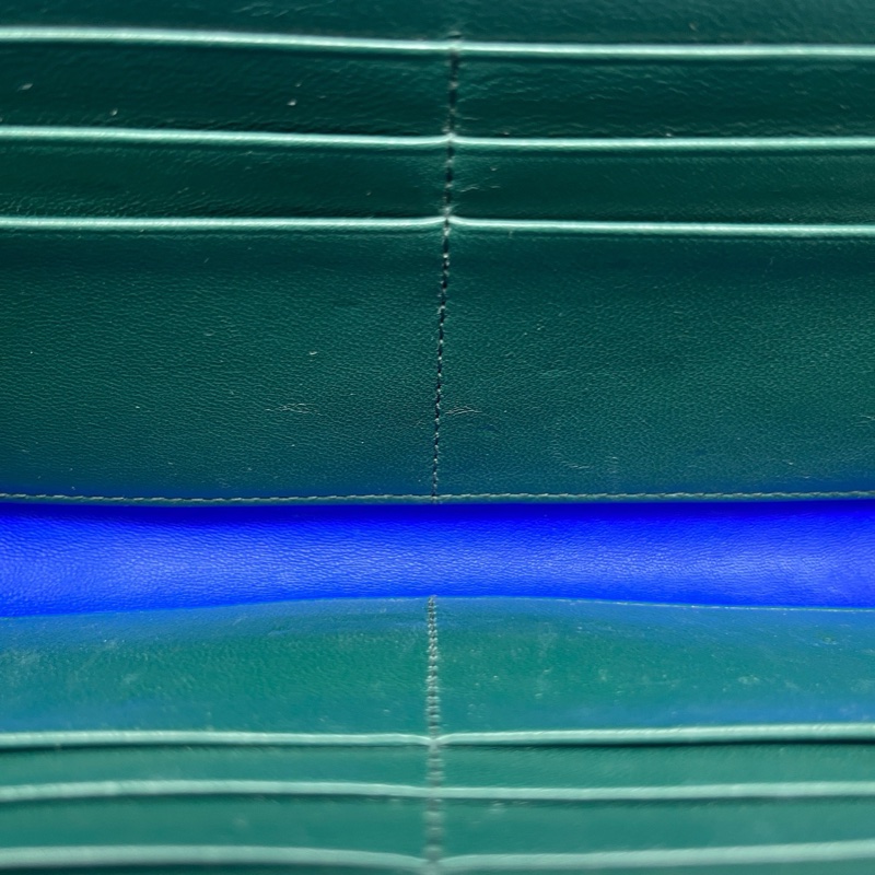 Dior 迪奧 藍色藤格紋woc鏈條包 尺寸21*11-7