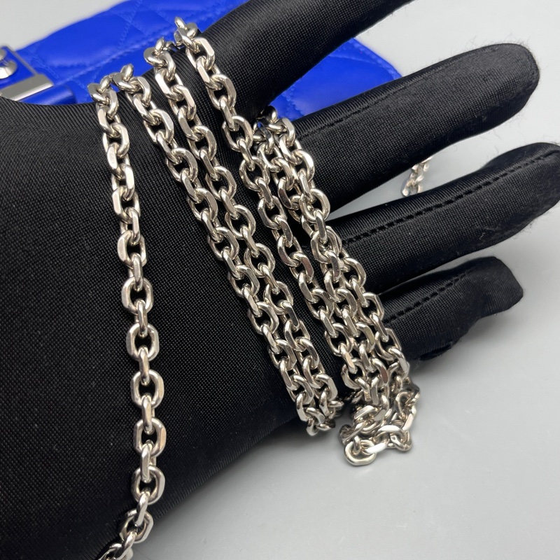 Dior 迪奧 藍色藤格紋woc鏈條包 尺寸21*11-8