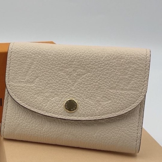 LOUIS VUITTON 路易威登 Rosalie 芯片款 純色壓花 柔軟粒面牛皮 卡包錢-5