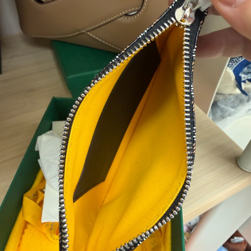 【現貨】GOYARD Sénat Mini Pouch 一字拉鍊包 黑色-2