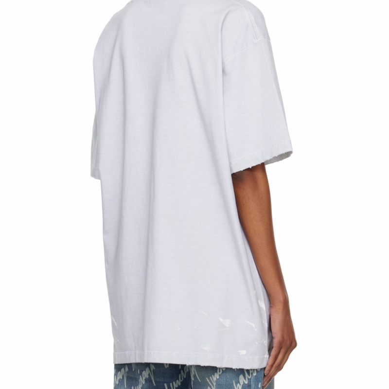 Balenciaga 男女同款 徽標短袖T恤XXS XS S M碼-4