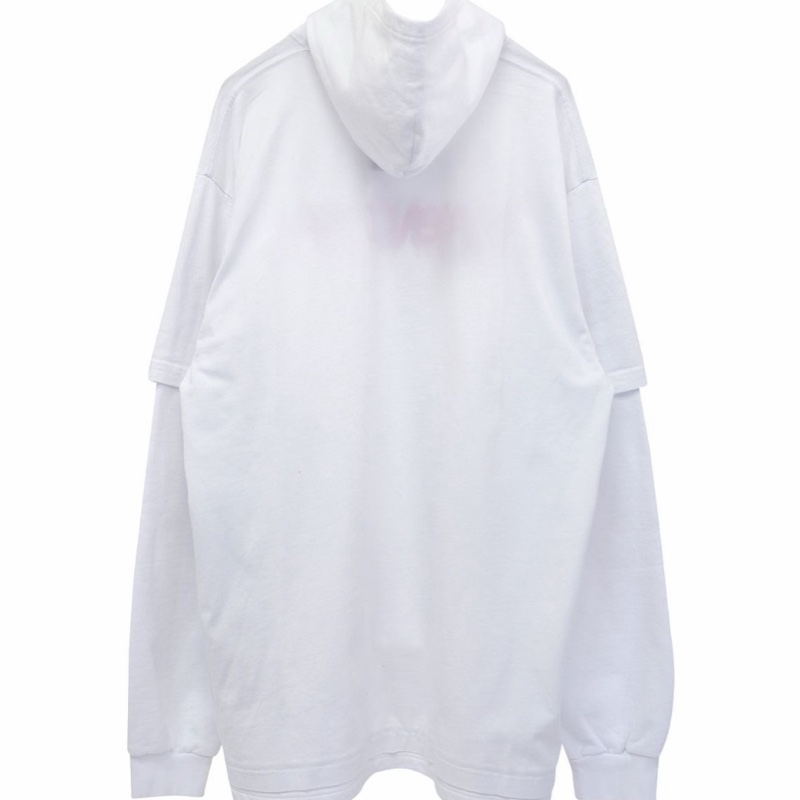 Balenciaga 男女同款 SLIME雙料長袖連帽T恤XXS XS S M L碼-1