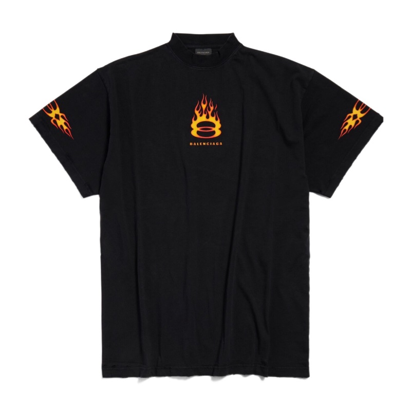 Balenciaga 男女同款 圖案T恤1 2 3 4碼-0