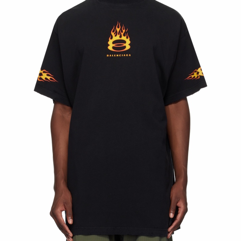Balenciaga 男女同款 圖案T恤1 2 3 4碼-4