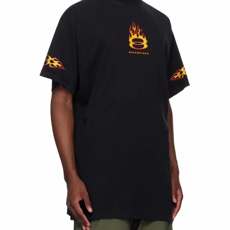 Balenciaga 男女同款 圖案T恤1 2 3 4碼-5