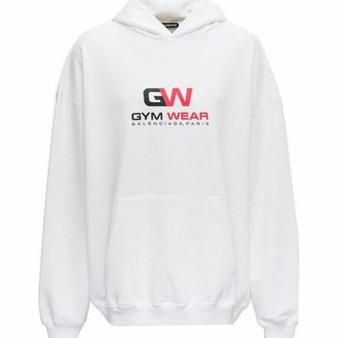 Balenciaga 男士 印花連帽衛衣XS S M碼