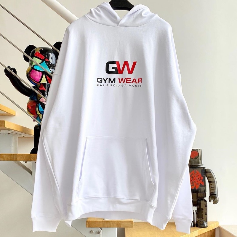 Balenciaga 男士 印花連帽衛衣XS S M碼-6