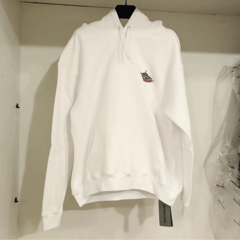 Balenciaga 女士 logo印花連帽衛衣XS S M L碼-0