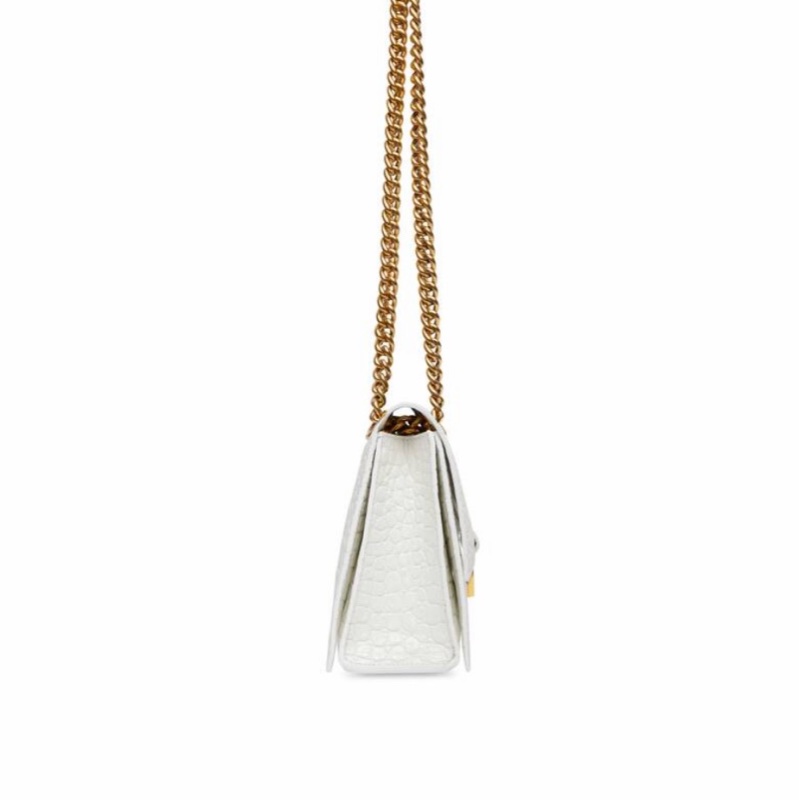 Balenciaga 女士 CRUSH 小號壓紋鏈帶單肩包均碼碼小號、24.9cm*7.9cm*15cm-1
