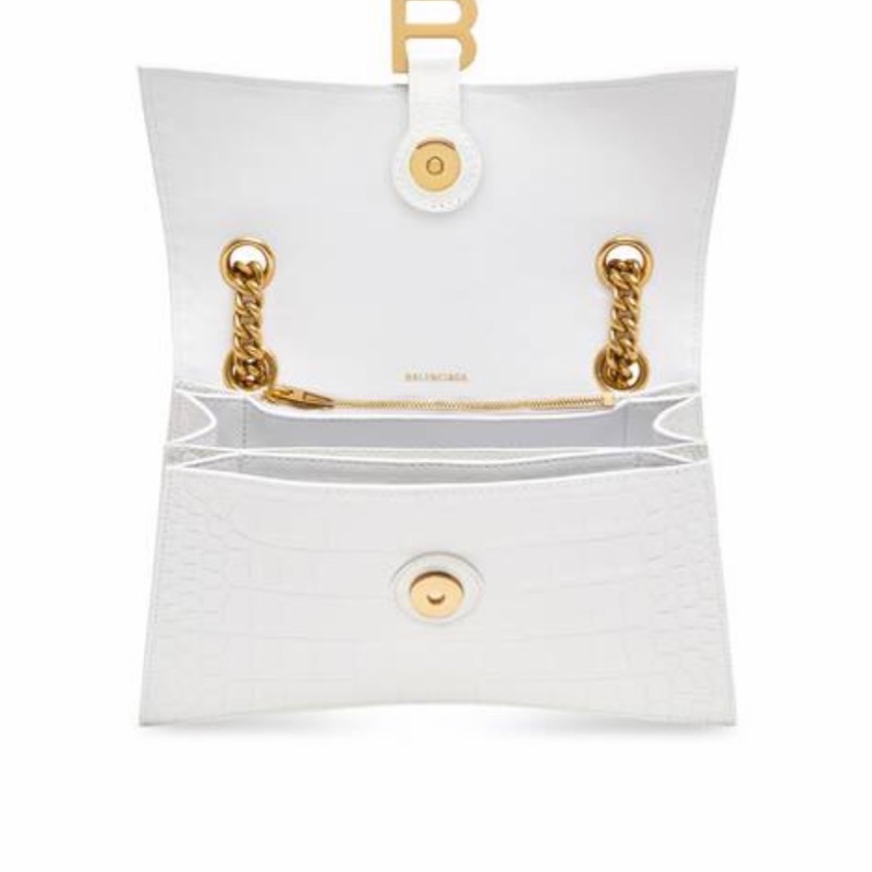 Balenciaga 女士 CRUSH 小號壓紋鏈帶單肩包均碼碼小號、24.9cm*7.9cm*15cm-5