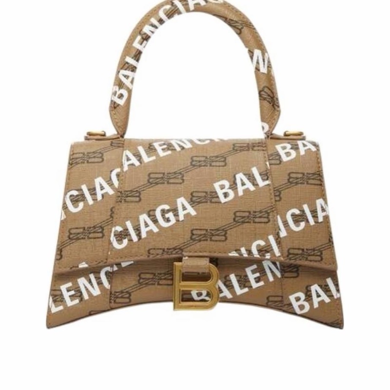 Balenciaga 女士 HOURGLASS 小號手提包均碼碼小號、22.7 X 9.9 X 15 CM-0