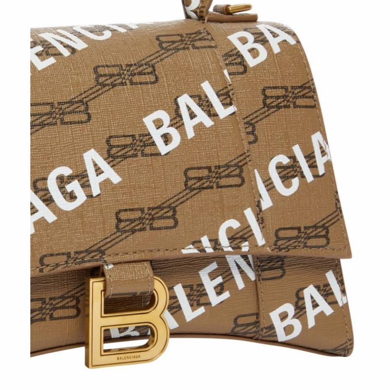 Balenciaga 女士 HOURGLASS 小號手提包均碼碼小號、22.7 X 9.9 X 15 CM-1